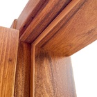 Porta com Batente de Giro 15 a 19cm Sarrafeada Lisa Louro Freijó Natural Direito ou Esquerdo 2,40x0,90m Ipumirim