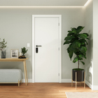 Porta com Batente de Giro 17 a 21cm Sarrafeada Lisa Laca Branco Direito ou Esquerdo 2,10x0,60x4.1 Ipumirim