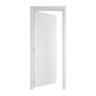 Porta com Batente de Giro 17 a 21cm Sarrafeada Lucerna Plus Branco Direito ou Esquerdo 2,10x0,70x4.1 Ipumirim