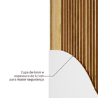 Porta com Batente de Giro 17 a 21cm Sarrafeada Zurique Laca Branco Direito ou Esquerdo 2,10x0,60x4.1 Ipumirim