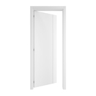 Porta com Batente de Giro 17 a 21cm Sarrafeada Zurique Laca Branco Direito ou Esquerdo 2,30x0,90x4.1 Ipumirim
