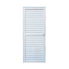 Porta Veneziana de Giro Alumínio Branco 2,14x0,66m Lado Esquerdo Linha Vivace Artens