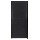 Porta Lambril de Giro Alumínio Preto 2,14x0,76m Lado Direito Linha Vivace Artens