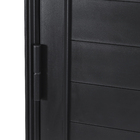 Porta Lambril de Giro Alumínio Preto 2,14x0,76m Lado Direito Linha Vivace Artens