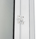 Porta Postigo de Giro Alumínio Branco com Vidro Mini Boreal 2,14x0,86m Lado Direito Linha Vivace Artens