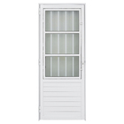 Porta Postigo de Giro Alumínio Branco com Vidro Mini Boreal 2,14x0,86m Lado Direito Linha Vivace Artens