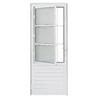 Porta Postigo de Giro Alumínio Branco com Vidro Mini Boreal 2,14x0,86m Lado Direito Linha Vivace Artens