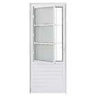 Porta Postigo de Giro Alumínio Branco com Vidro Mini Boreal 2,14x0,86m Lado Esquerdo Linha Vivace Artens