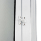 Porta Postigo de Giro Alumínio Branco com Vidro Mini Boreal 2,14x0,86m Lado Esquerdo Linha Vivace Artens