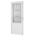 Porta Postigo de Giro Alumínio Branco com Vidro Mini Boreal 2,14x0,96m Lado Direito Linha Vivace Artens