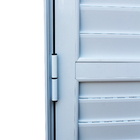 Porta Veneziana de Giro Alumínio Branco 2,14x0,86m Lado Direito Linha Vivace Artens