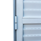 Porta Veneziana de Giro Alumínio Branco 2,14x0,86m Lado Esquerdo Linha Vivace Artens