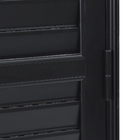 Porta Veneziana de Giro Alumínio Preto 2,14x0,86m Lado Direito Linha Vivace Artens