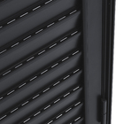 Porta Veneziana de Giro Alumínio Preto 2,14x0,86m Lado Esquerdo Linha Vivace Artens