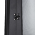 Porta Postigo de Giro Alumínio Preto com Vidro Mini Boreal 2,14x0,86m Lado Esquerdo Linha Vivace Artens