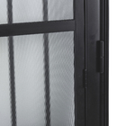 Porta Postigo de Giro Alumínio Preto com Vidro Mini Boreal 2,14x0,86m Lado Esquerdo Linha Vivace Artens