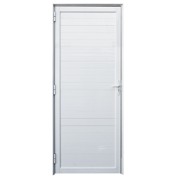 Porta Lambril de Giro Alumínio Branco 2,14x0,96m Lado Esquerdo Linha Vivace Artens