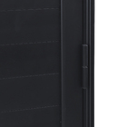 Porta Lambril de Giro Alumínio Preto com Puxador 2,14x0,96m Lado Esquerdo Linha Vivace Artens