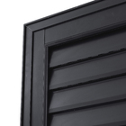 Porta Veneziana de Giro Alumínio Preto 2,14x0,96m Lado Direito Linha Vivace Artens