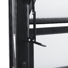 Porta Basculante de Giro Alumínio Preto com Vidro Mini Boreal 2,14x0,96m Lado Esquerdo Linha Vivace Artens