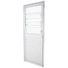 Porta De Giro Basculante Em Alumínio Branco 210x80x4 Cm Esque