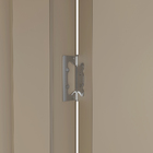 Kit Porta de Madeira de Giro Direito e Esquerdo Cappucino 210x90cm com Batente 7,5 a 16cm Vivace Plus Artens