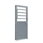 Porta De Giro De Aço Com Báscula 215 X 85 X 12 Cm Esquerda Ri