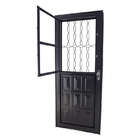 Porta De Giro Em Aço Primer Mista 215x87x6 Cm Grade Elo Esque