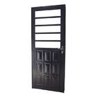 Porta De Giro Em Aço Primer Mista Almofada 215x87x6 Cm Esquer