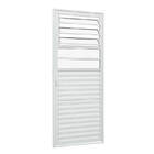 Porta De Giro Em Alumínio Veneziana Divisão Horizontal E Básc