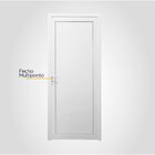 Porta De Giro Em Pvc Externa Esquerda 210cmx80cmx6cm Multilit