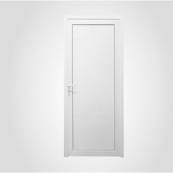 Porta De Giro Em Pvc Externa Esquerda 210cmx80cmx6cm Multilit
