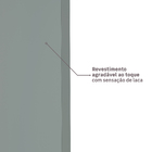 Kit Porta de Madeira de Giro Direito e Esquerdo Grafite 210x60cm com Batente 7,5 a 16cm Vivace Plus Artens