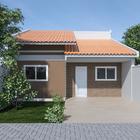 Porta de Giro Lambri 216x80 PVC Direito Brimak