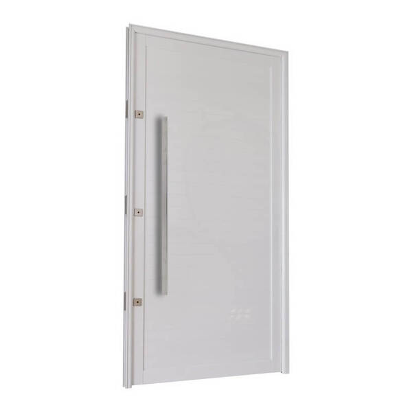 Porta De Giro Lambri Em Alumínio 215 X 104 X 6 Cm Com Puxador