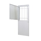 Porta De Giro Lambril Em Alumínio Branco Caribe Max 215x90x6c