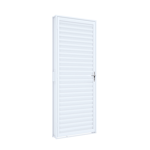 Porta de Giro Laminada 215x060 Riobras Pronta Esquerdo Ullian