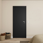 Kit Porta de Madeira de Giro Direito e Esquerdo Nero 210x70cm com Batente 7,5 a 16cm Vivace Plus Artens