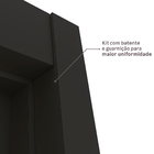 Kit Porta de Madeira de Giro Direito e Esquerdo Nero 210x80cm com Batente 7,5 a 16cm Vivace Plus Artens