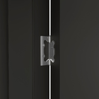 Kit Porta de Madeira de Giro Direito e Esquerdo Nero 210x80cm com Batente 7,5 a 16cm Vivace Plus Artens