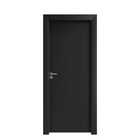 Porta com Batente 17 a 21cm de Giro Sarrafeada Lisa Lacca PU Preto Delicata Direito ou Esquerdo 2,10x0,70m Rohden