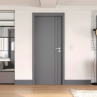 Kit Porta de Madeira de Giro Direito e Esquerdo Urban Line 210x70cm com Batente 12 a 19cm Vivace Plus Artens