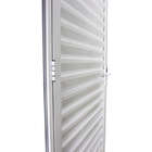 Porta De Giro Veneziana Em Alumínio Branco 210x60x3 Cm Esquer