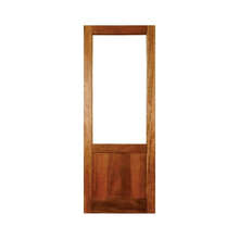 Porta De Madeira 01 Almofada P/ Vidro Reta Maciça Cedro Arana