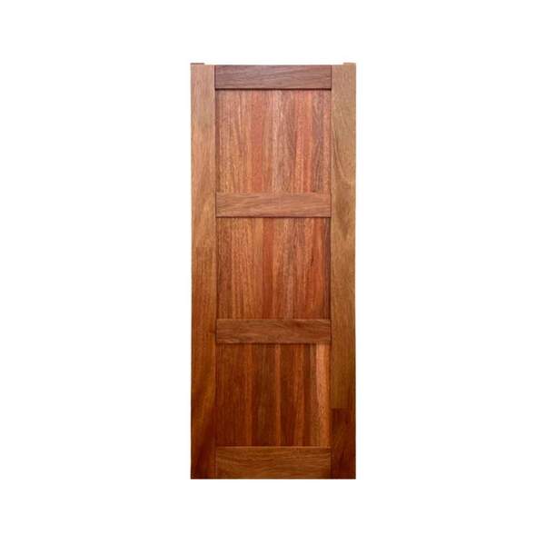 Porta De Madeira 03 Almofadas Linha Econômica Maciça Cedro Ar