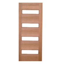 Porta De Madeira 04 Vidros Maciça Cedro Arana Casmavi 122cm X