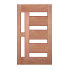 Porta De Madeira 05 Vidros Maciça Cedro Arana Casmavi 82cm X