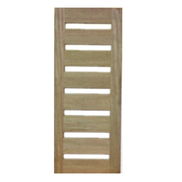 Porta De Madeira 07 Vidros Maciça Cedro Arana Casmavi 110cm X