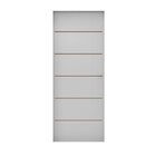 Porta De Madeira 210x80cm Mso Eucaplac Frisada Residence Euca