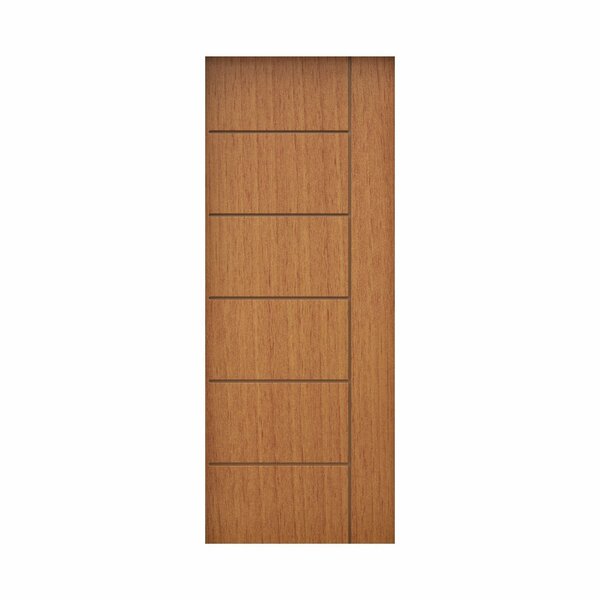 Porta De Madeira 210x82cm Espessura 3,5cm Mmc Eucaplac Frisad